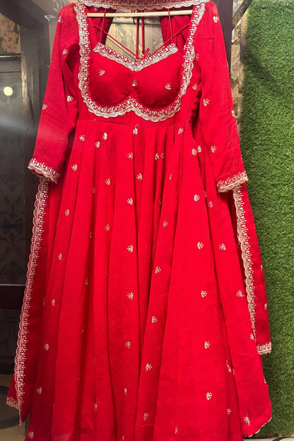 Elegance Unveiled: A Red Dress in Luxury