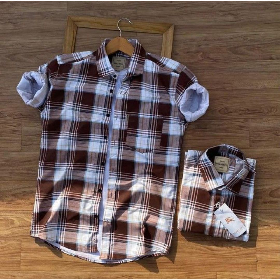 Men's Checked Casual Shirt (Pack of 4)