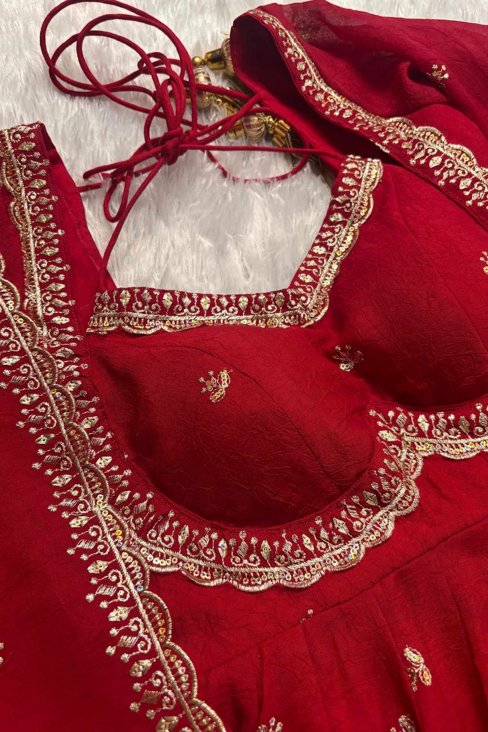 Elegance Unveiled: A Red Dress in Luxury