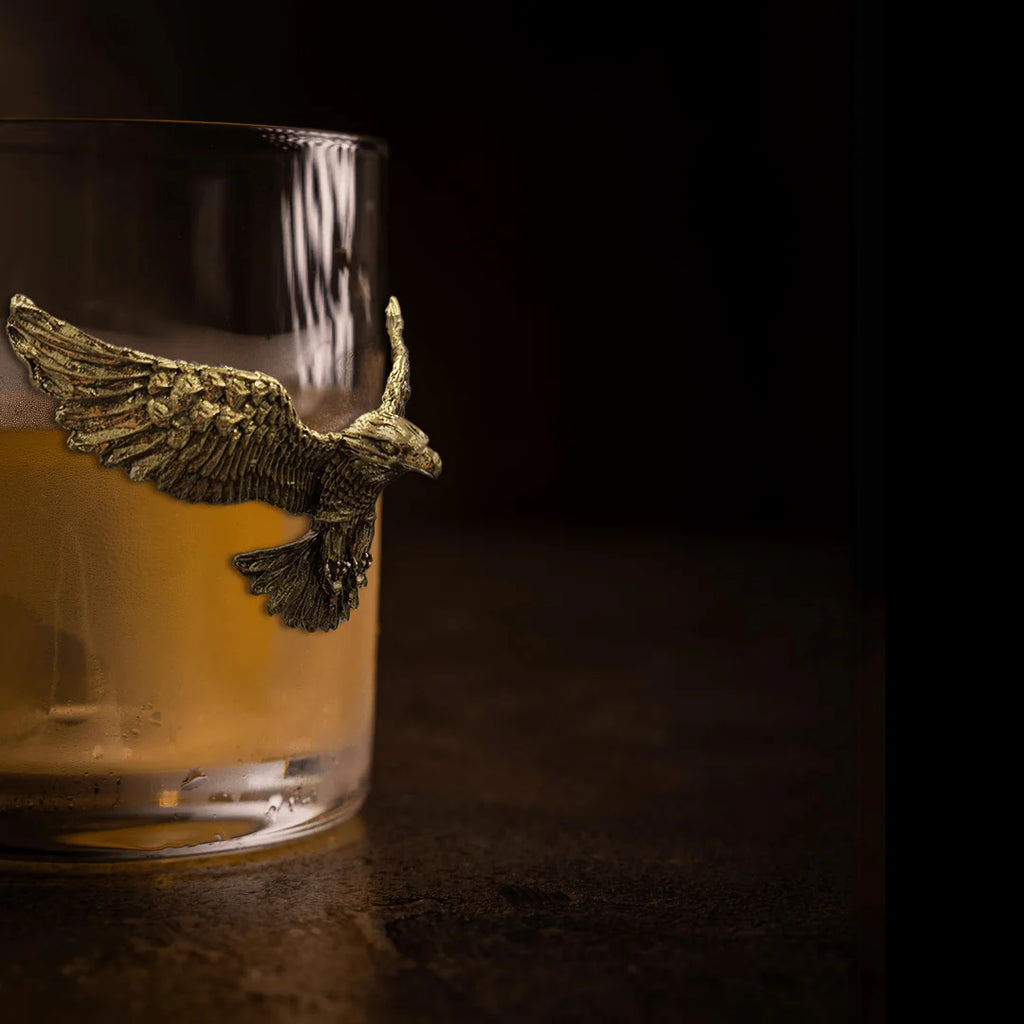 Gold Eagle Whiskey Glasses
