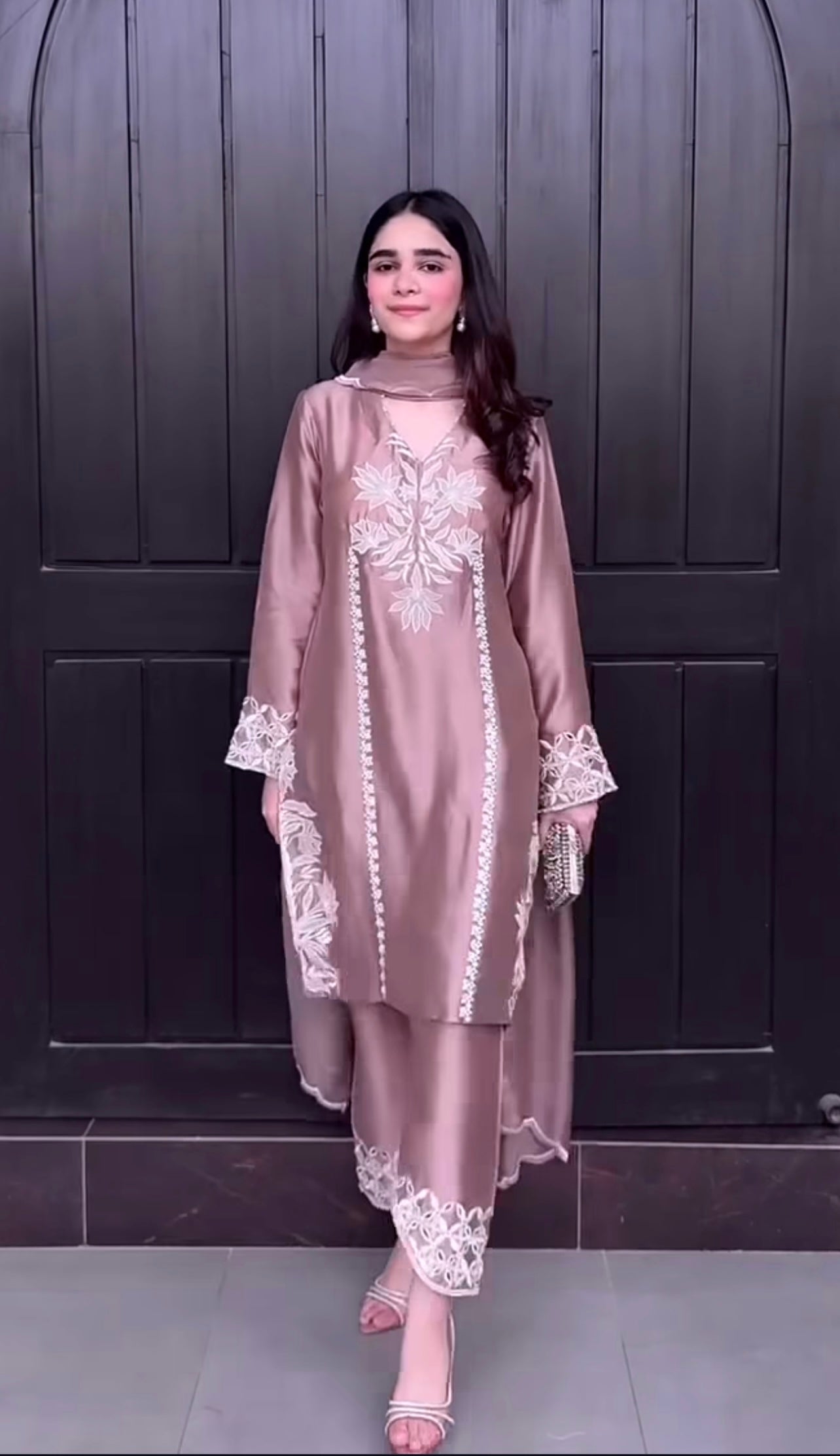 Luxurious Suit Adorned with Intricate
