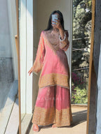 Elegant Embroidered Festive Wear Kurta Set
