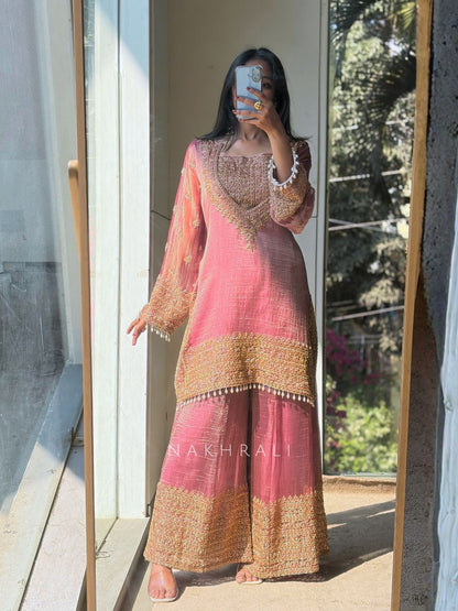 Elegant Embroidered Festive Wear Kurta Set