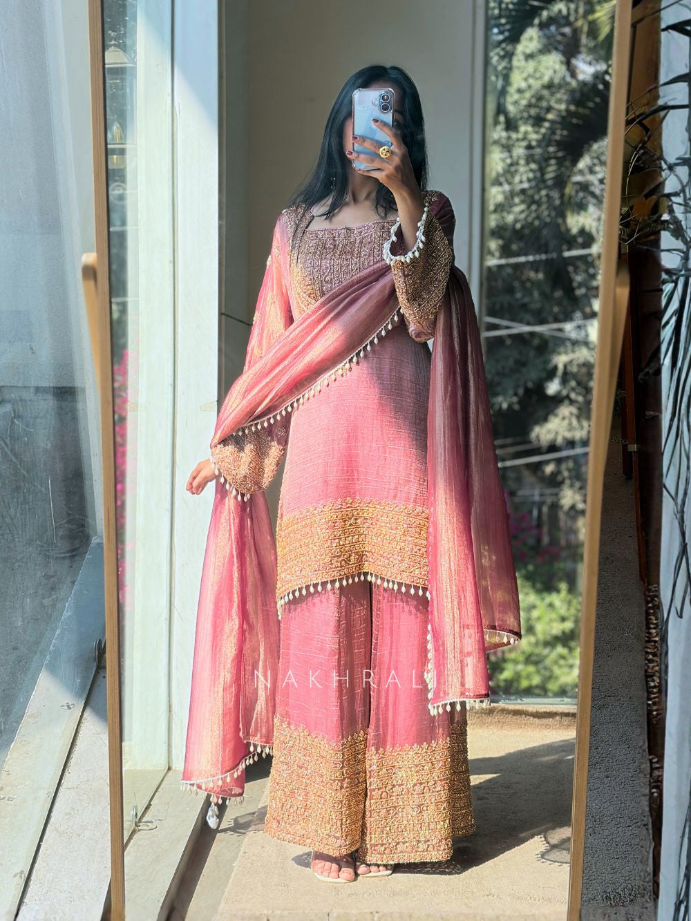 Elegant Embroidered Festive Wear Kurta Set