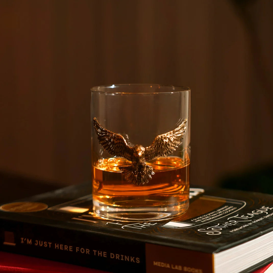 Gold Eagle Whiskey Glasses