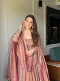 Aishwarya Rai's Exquisite Elegance in Pink Anarkali
