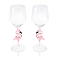 Figural Flamingo All Purpose Wine Glass