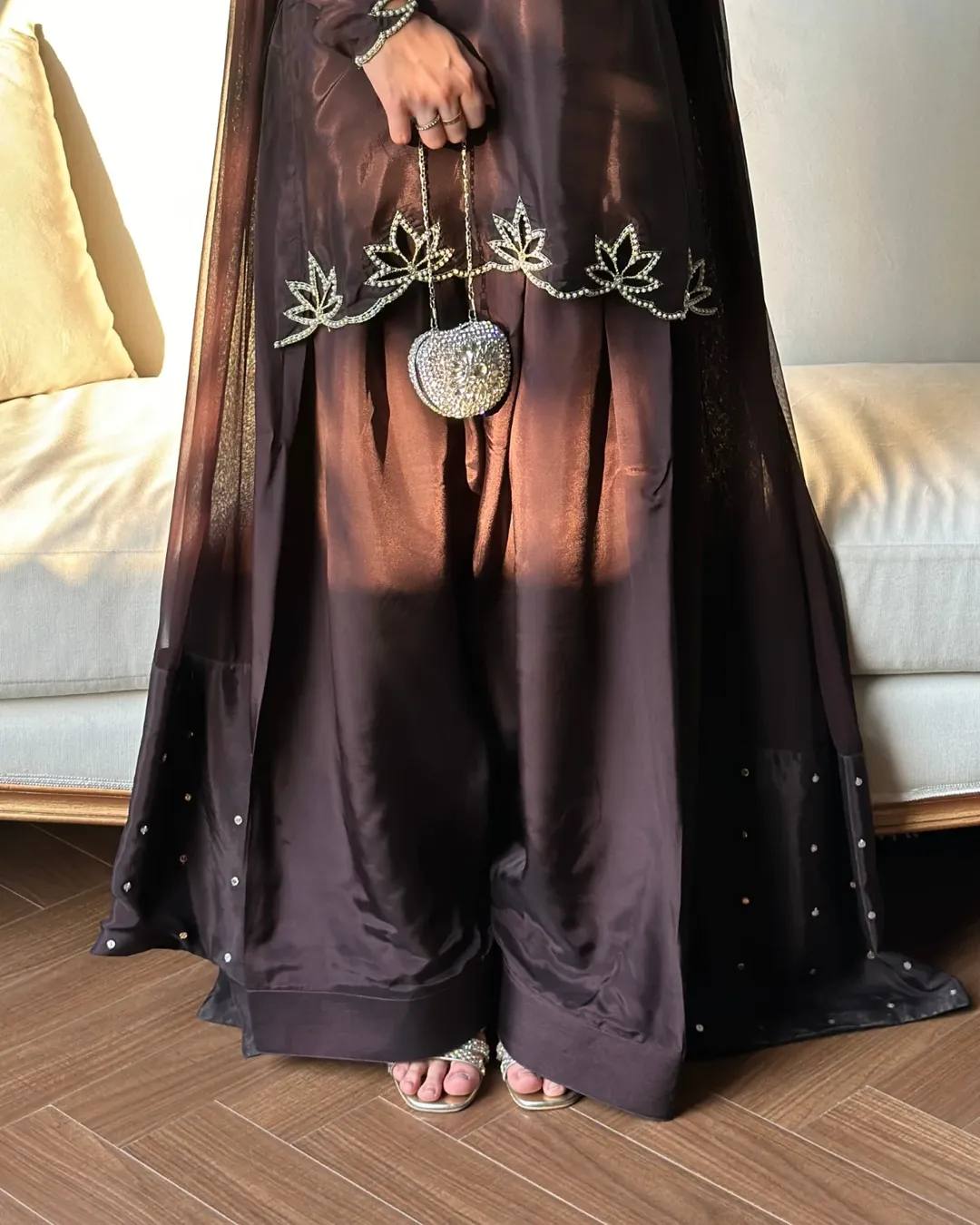 Designer Festive Wear Farshi Suit Set