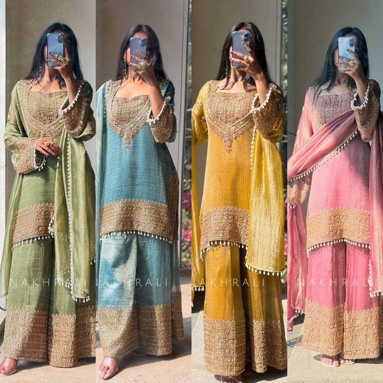 Elegant Embroidered Festive Wear Kurta Set