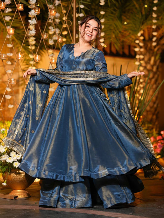 “Midnight Majesty Anarkali – Shine in Every Step”