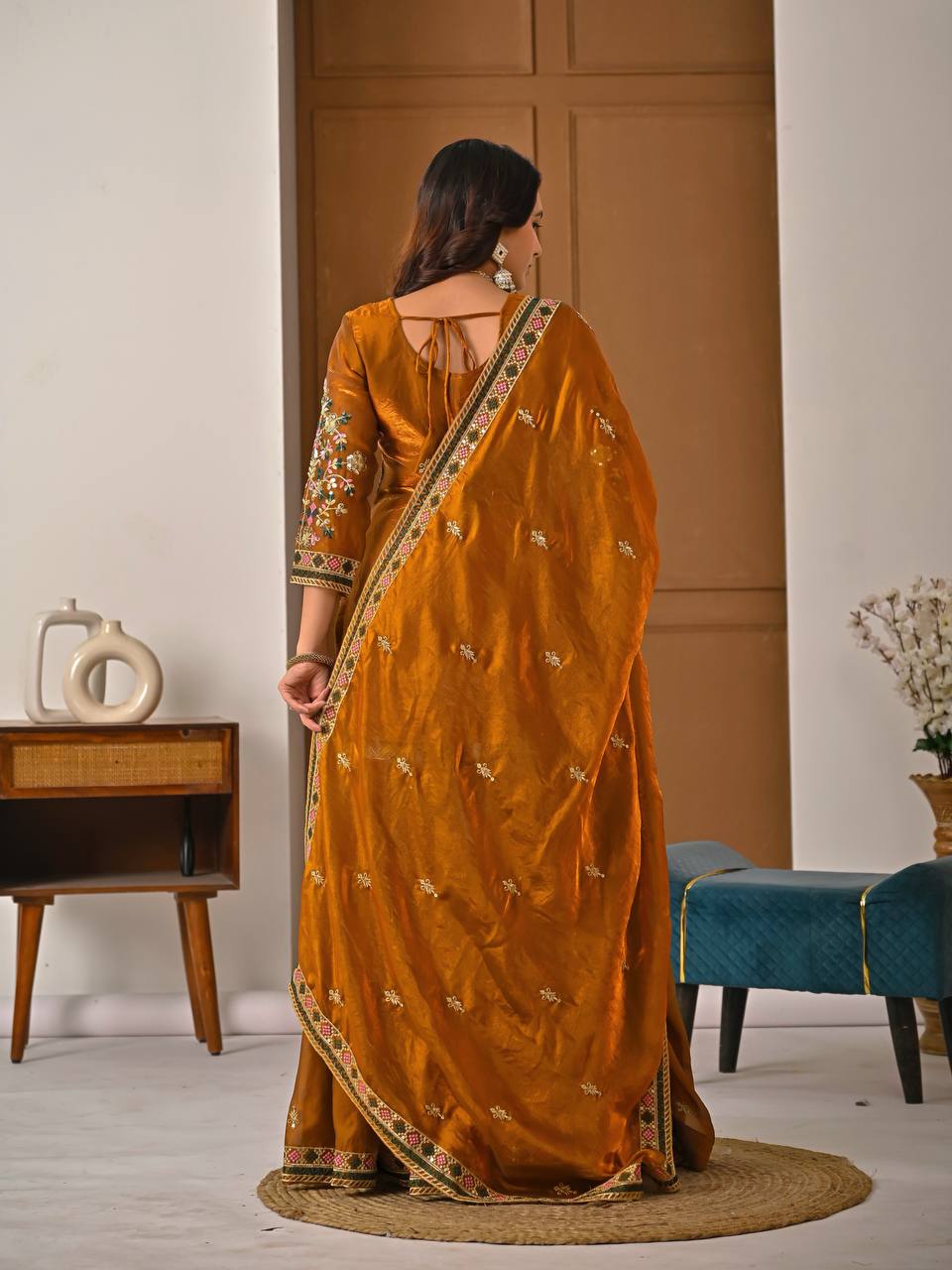 Designer Luxury Silk Sharara Suit for Special Occasions