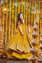 Festive Royalty Wine Anarkali Set