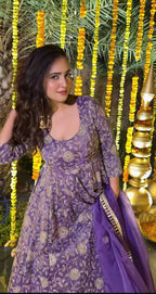 A Royal Amethyst Dream, Woven in Timeless Grace