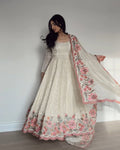 Blossom Elegance Gown Petal Whisper Couture Floral Reverie Dress