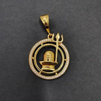 Shivling Trishul Pendant